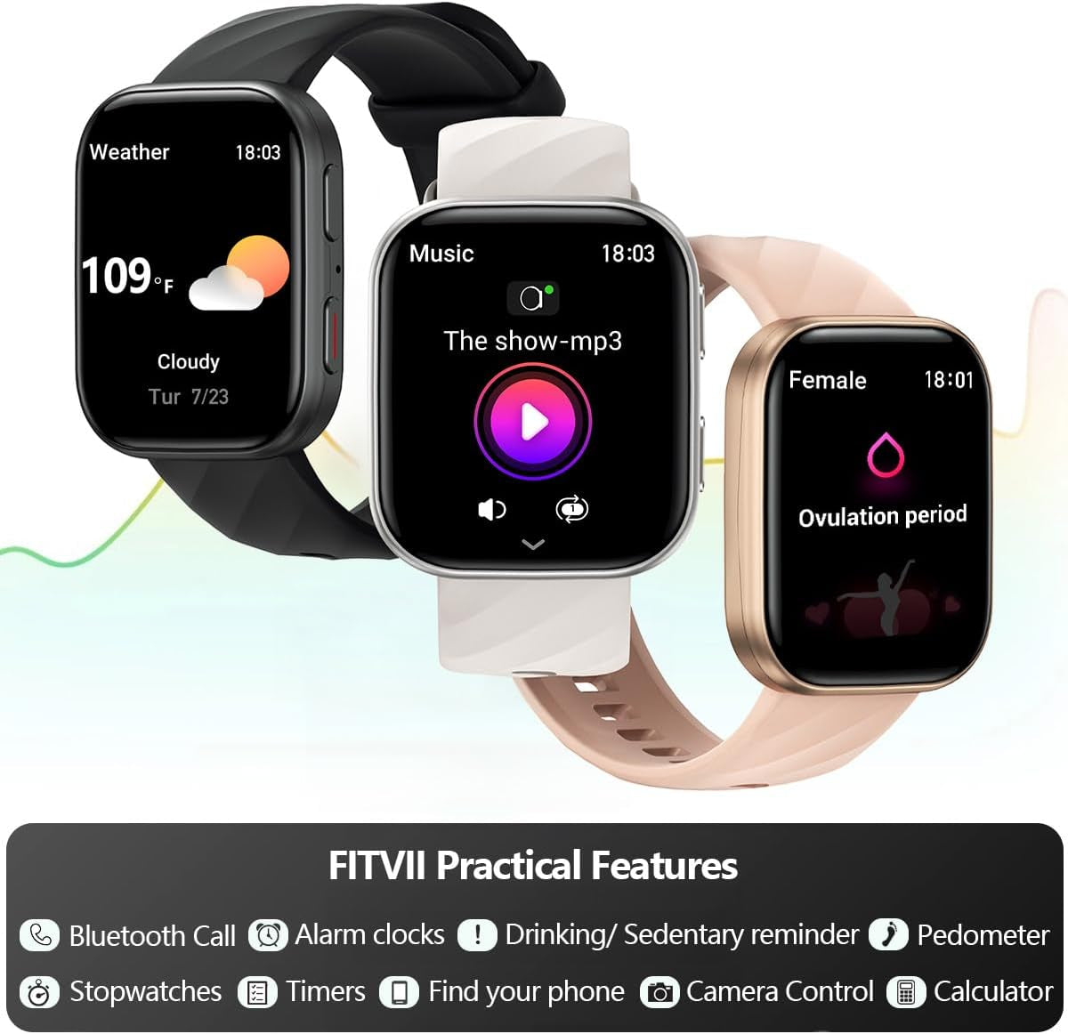 Multifunction Health & Fitness Smart Watch